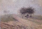 Camille Pissarro, Effect of fog at Creil Effet de brouillard a Creil